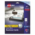 Avery Dennison Avery, True Print Clean Edge Business Cards, Inkjet, 2 X 3 1/2, White, 200PK 8871